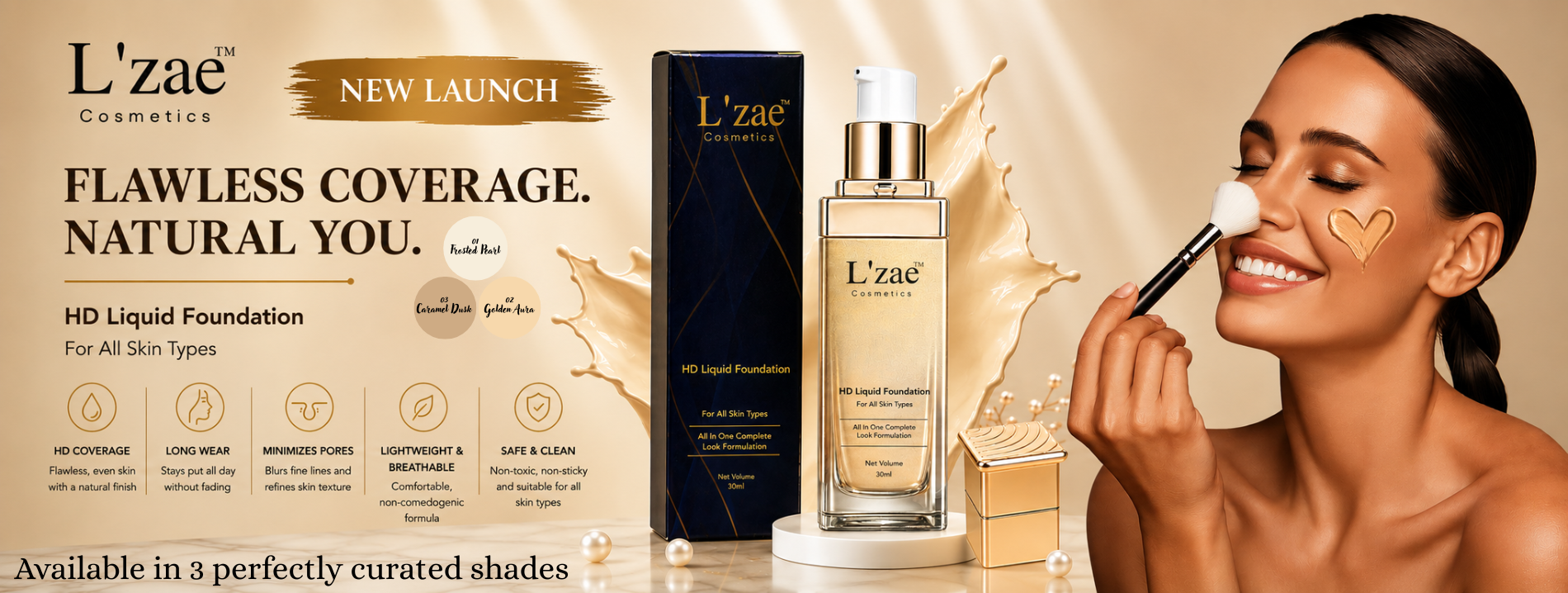 Shop Our foundation lauch poster for website